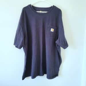 Navy short sleeve Carhartt shirt